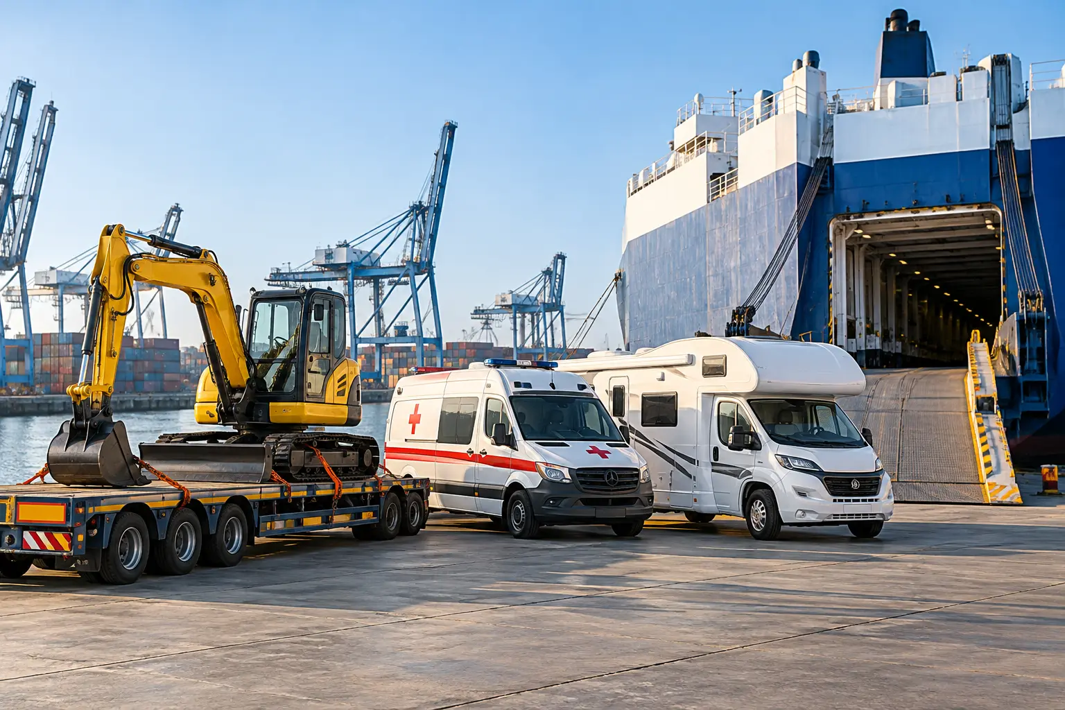 Specialty vehicles shipped internationally from Dubai